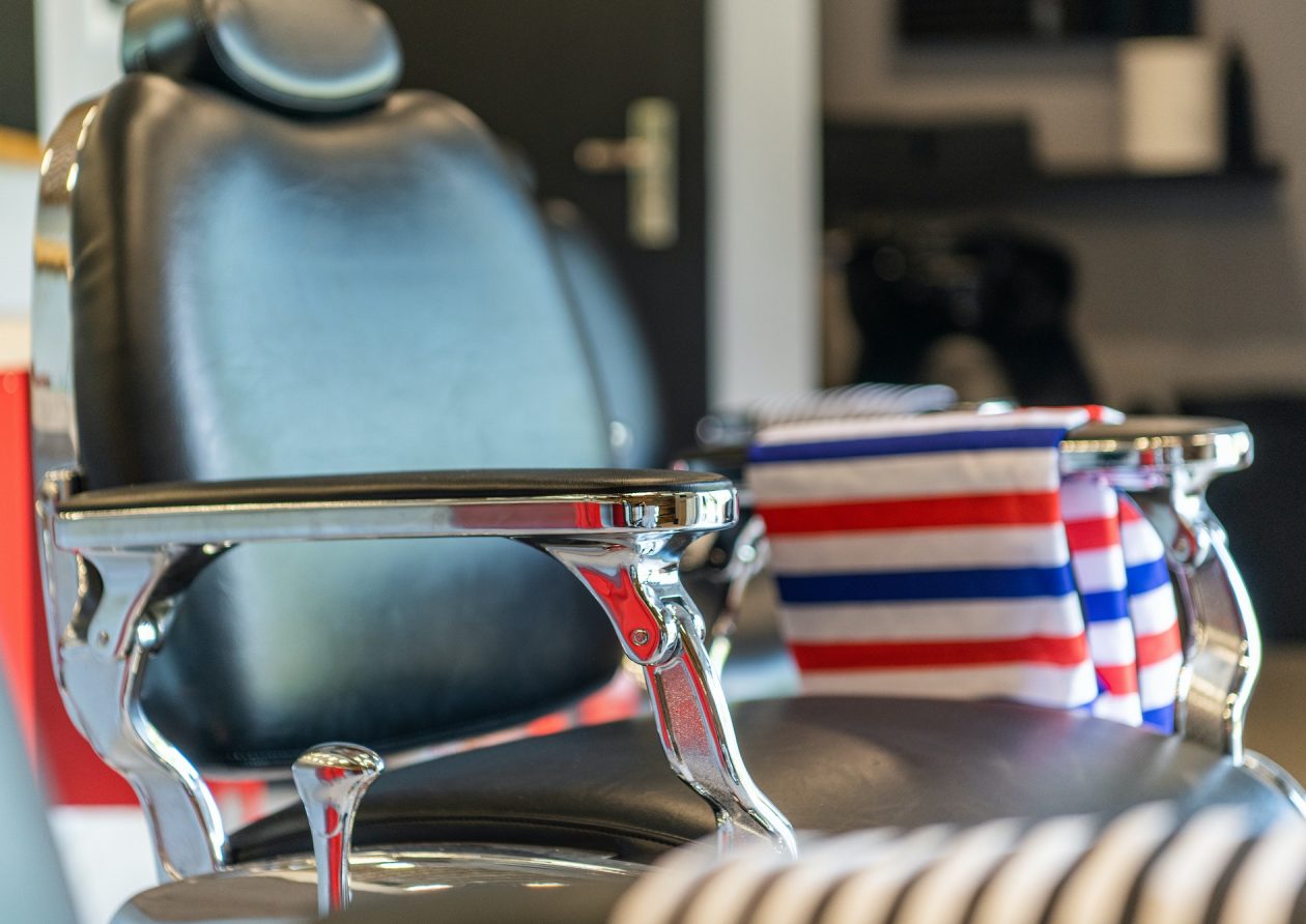 Empty Barber Shop Chair